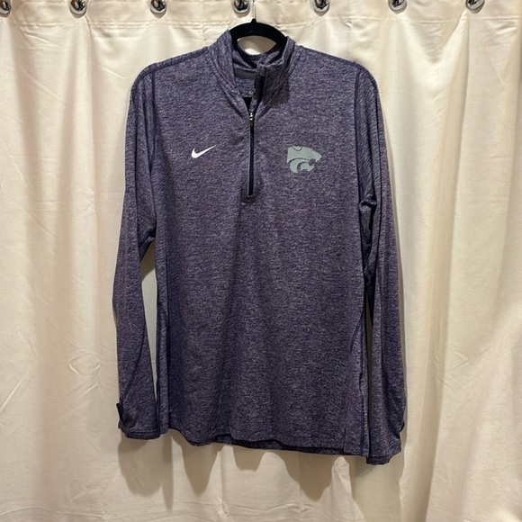 K-State Wildcats women’s Nike Dri-fit quarter zip sz. XL - Picture 1 of 5